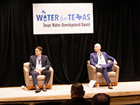Chairwoman Brooke Paup moderated a panel discussing water in the high-technology industry with Sam Katz, NXP Semiconductors; Anton Smith, Dell Technologies; Daniel Wilson, P.E., Samsung Austin Semiconductor