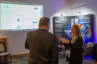 TWDB staff previewed the new Texas Water Data Hub in the TWDB Interactive Space.
